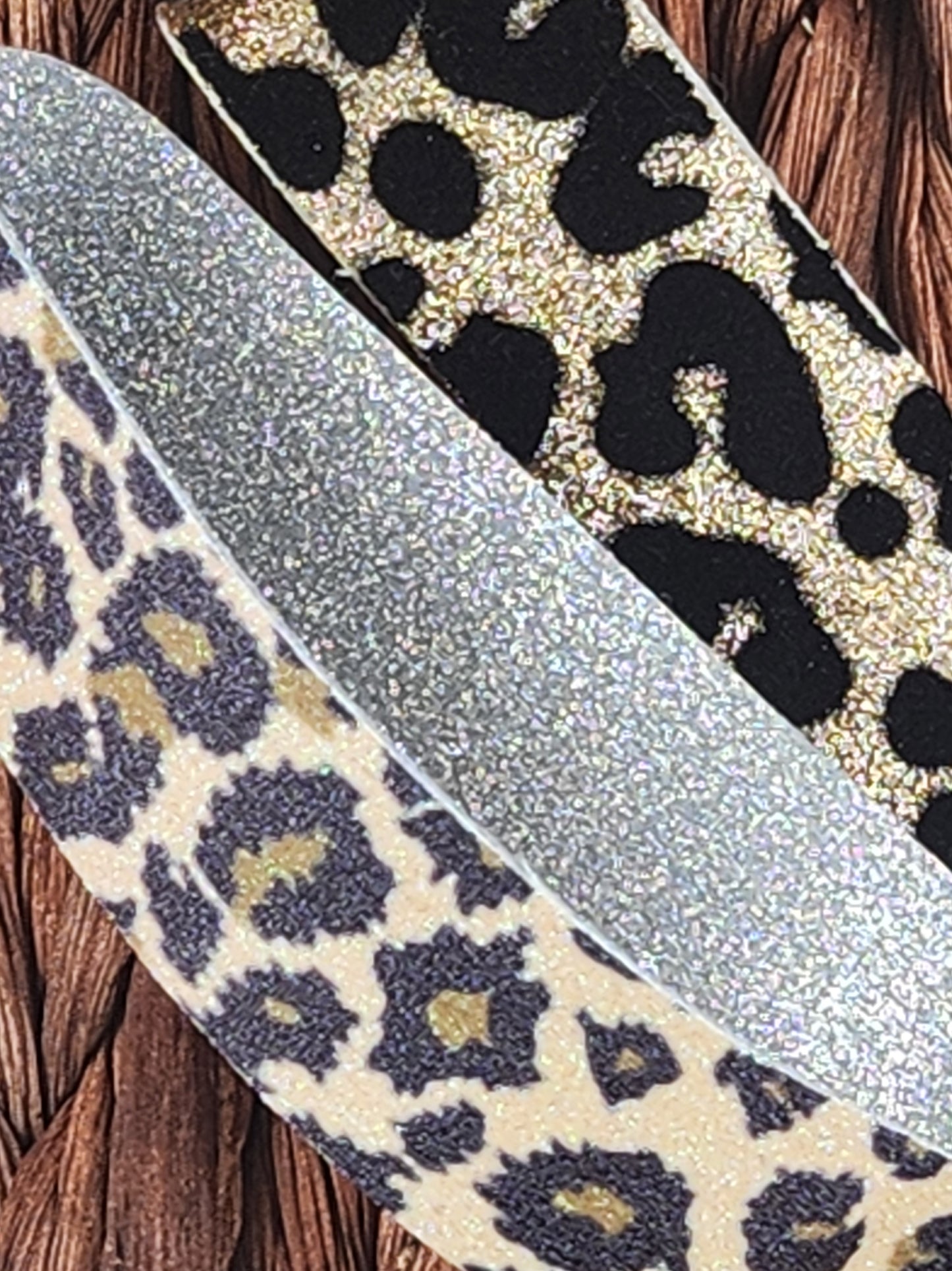 Faux Leather Wristlet Keychain