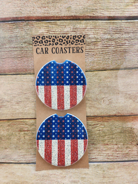 Car Coaster - Flag