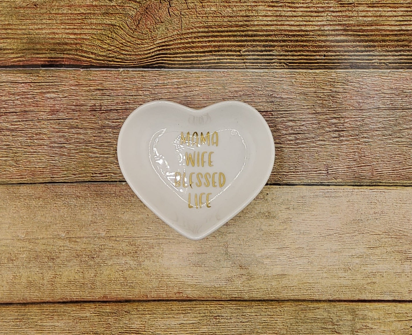 Ring Dish - Mama Wife Blessed Life