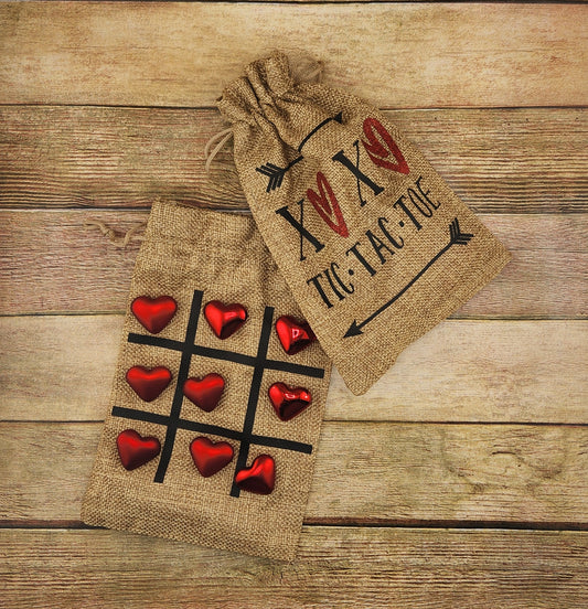 Tic Tac Toe - Hearts