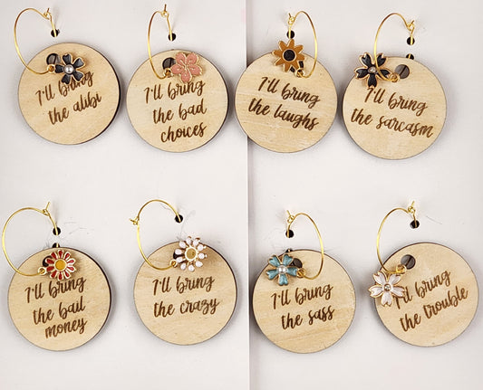 Wine Glass Charms (set of 8)