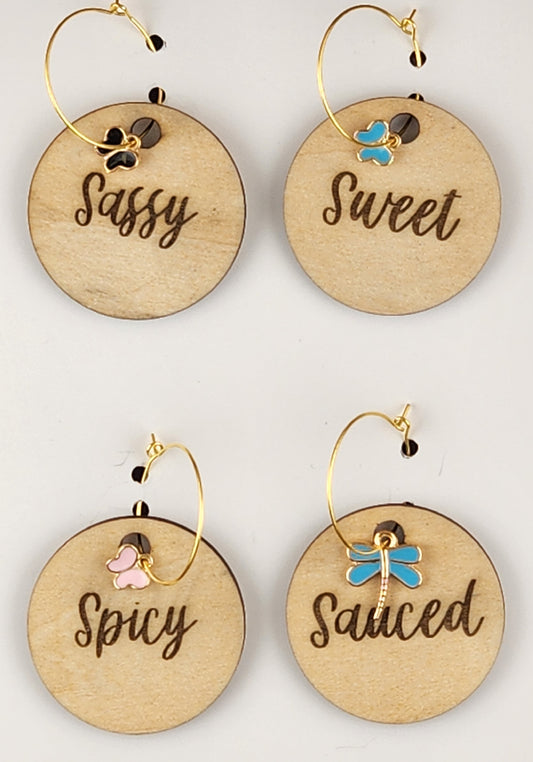 Wine Glass Charms (set of 4)